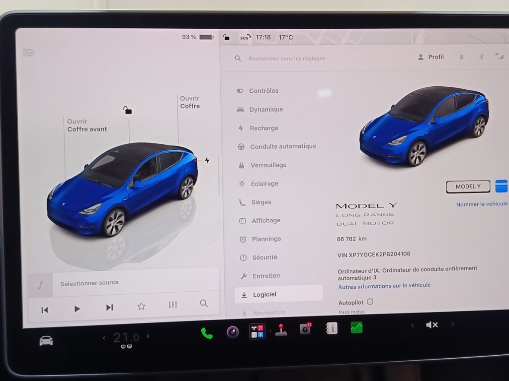 TESLA Model Y Grande Autonomie Dual-Motor AWD - ref: 13-4234845 - Photo 15