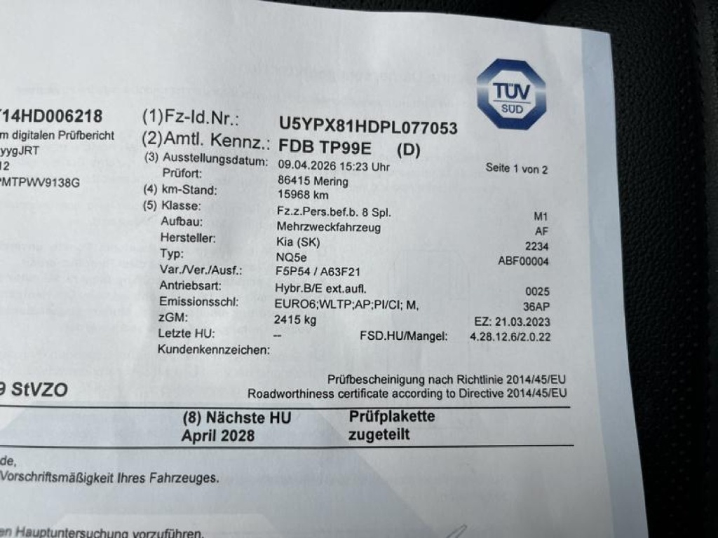 KIA Sportage Sportage 1.6 T-GDI Plug-in Hybrid GT-Line 4WD (6d) 1.6 Plugin Hybrid (Benzin) 180hp 4WD - ref: 7-63562 - Photo 18