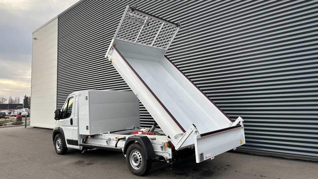 FIAT Ducato L3 (L) 3.5 t Maxi 140ch Heavy Duty Benne Acier + Coffre JPM  - ref: 8-GLI00024211 - Photo 14